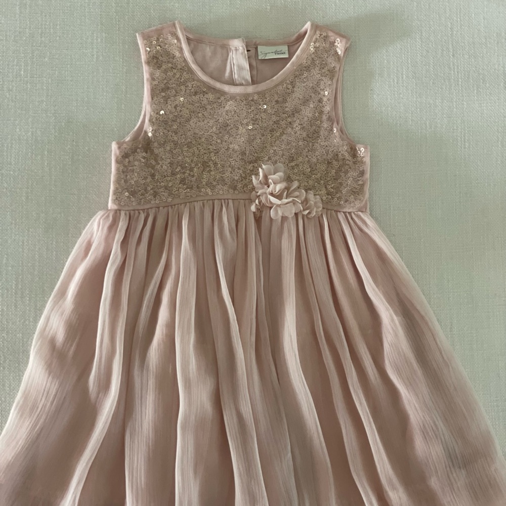 Dress by Next Signature, Size 5-6, With sequence & flowers. Beautiful, Like New